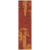 Asgard 175 Paprika Modern Abstract Runner Rug - Rugs Of Beauty - 1