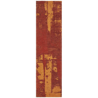 Asgard 175 Paprika Modern Abstract Runner Rug - Rugs Of Beauty - 1