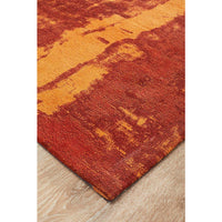 Asgard 175 Paprika Modern Abstract Runner Rug - Rugs Of Beauty - 3
