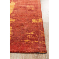 Asgard 175 Paprika Modern Abstract Runner Rug - Rugs Of Beauty - 4