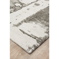 Asgard 175 Silver Grey Modern Abstract Runner Rug - Rugs Of Beauty - 3