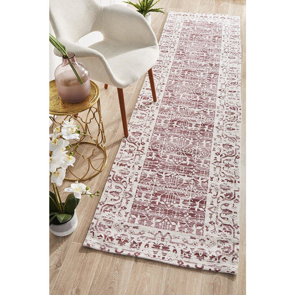 Asgard 176 Rose Transitional Runner Rug - Rugs Of Beauty - 2