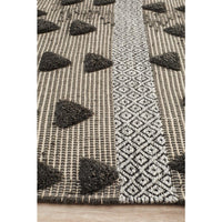 Quivira 473 Charcoal Grey Patterned Modern Rug - Rugs Of Beauty - 5