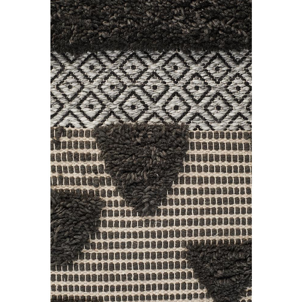 Quivira 473 Charcoal Grey Patterned Modern Rug - Rugs Of Beauty - 6