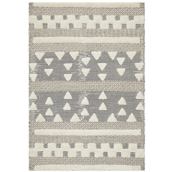 Quivira 473 Cream Grey Beige Patterned Modern Rug - Rugs Of Beauty - 1