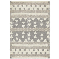 Quivira 473 Cream Grey Beige Patterned Modern Rug - Rugs Of Beauty - 1