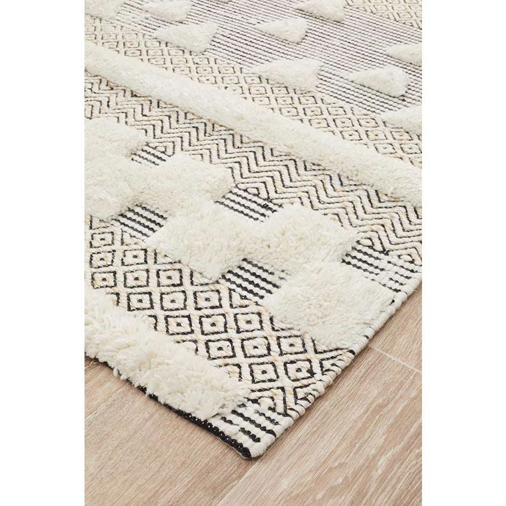 Quivira 473 Cream Grey Beige Patterned Modern Rug - Rugs Of Beauty - 3