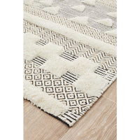Quivira 473 Cream Grey Beige Patterned Modern Rug - Rugs Of Beauty - 3