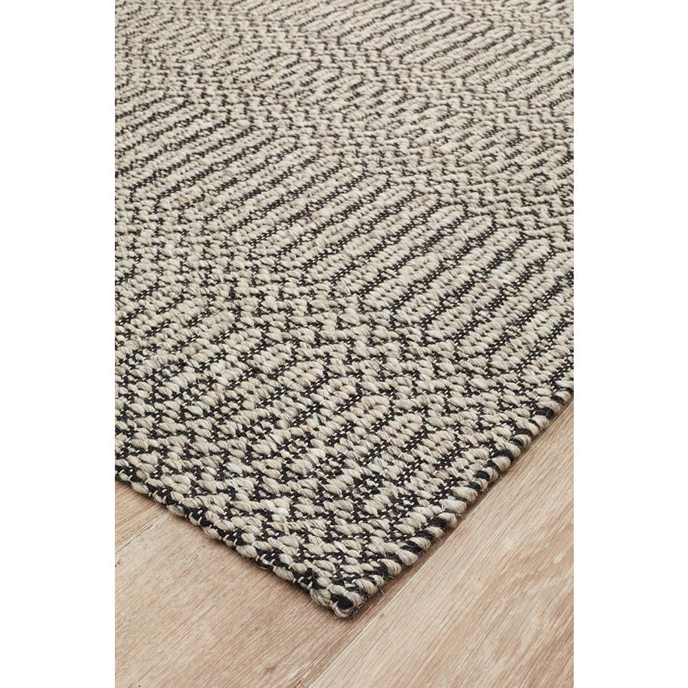 Quivira 475 Grey Abstract Patterned Modern Rug - Rugs Of Beauty - 3