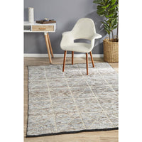 Quivira 477 Beige Cross Multi Coloured Patterned Modern Rug - Rugs Of Beauty - 2