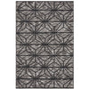 Quivira 477 Charcoal Grey Web Multi Coloured Patterned Modern Rug - Rugs Of Beauty - 1