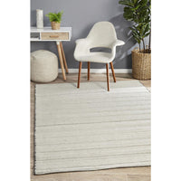Quivira 478 Beige Stripe Patterned Modern Rug - Rugs Of Beauty - 2