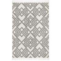 Quivira 479 Beige Black Abstract Patterned Modern Rug - Rugs Of Beauty - 1