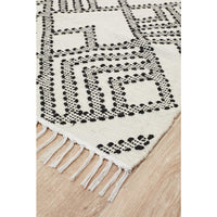 Quivira 479 Beige Black Abstract Patterned Modern Rug - Rugs Of Beauty - 3