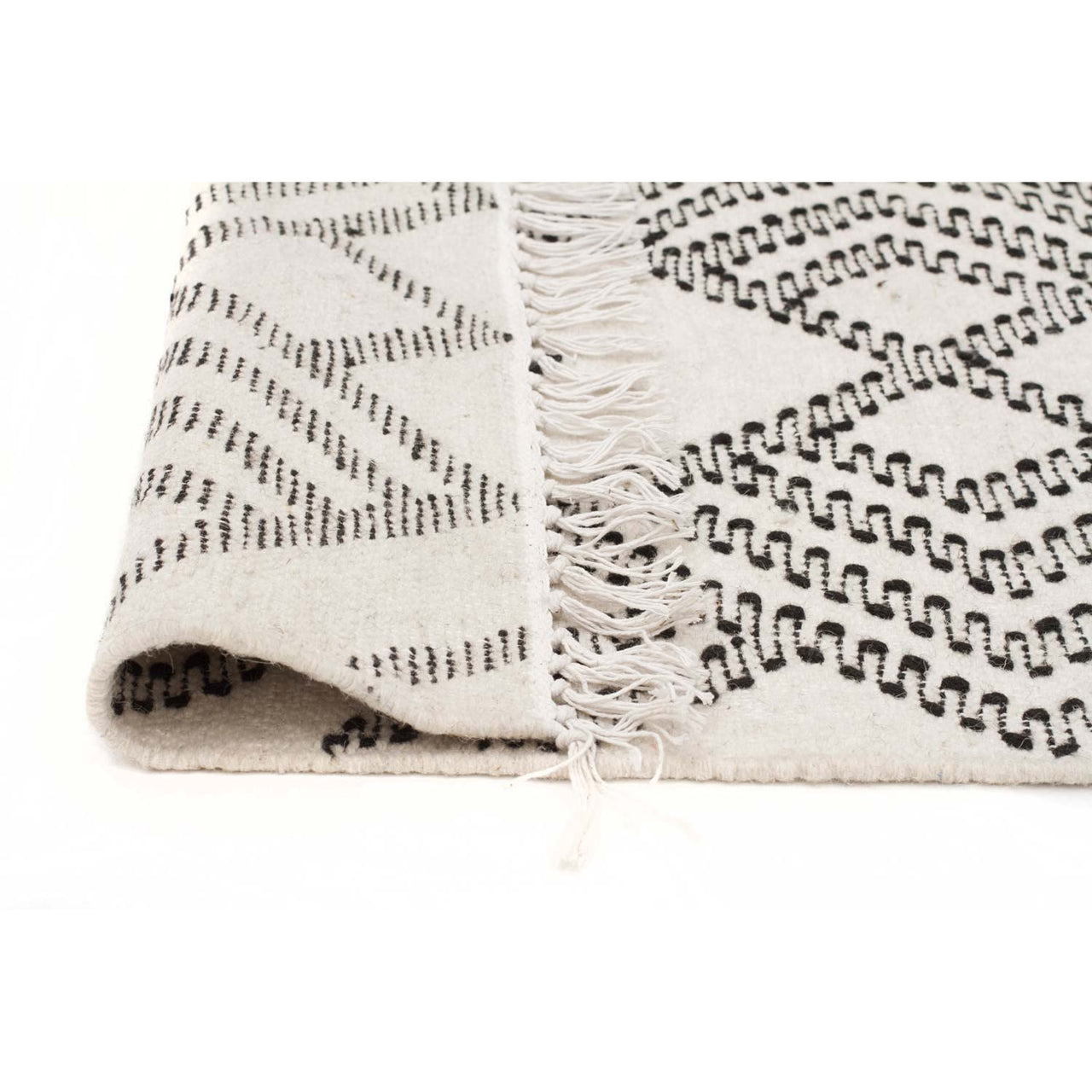 Quivira 479 Beige Black Abstract Patterned Modern Rug - Rugs Of Beauty - 8