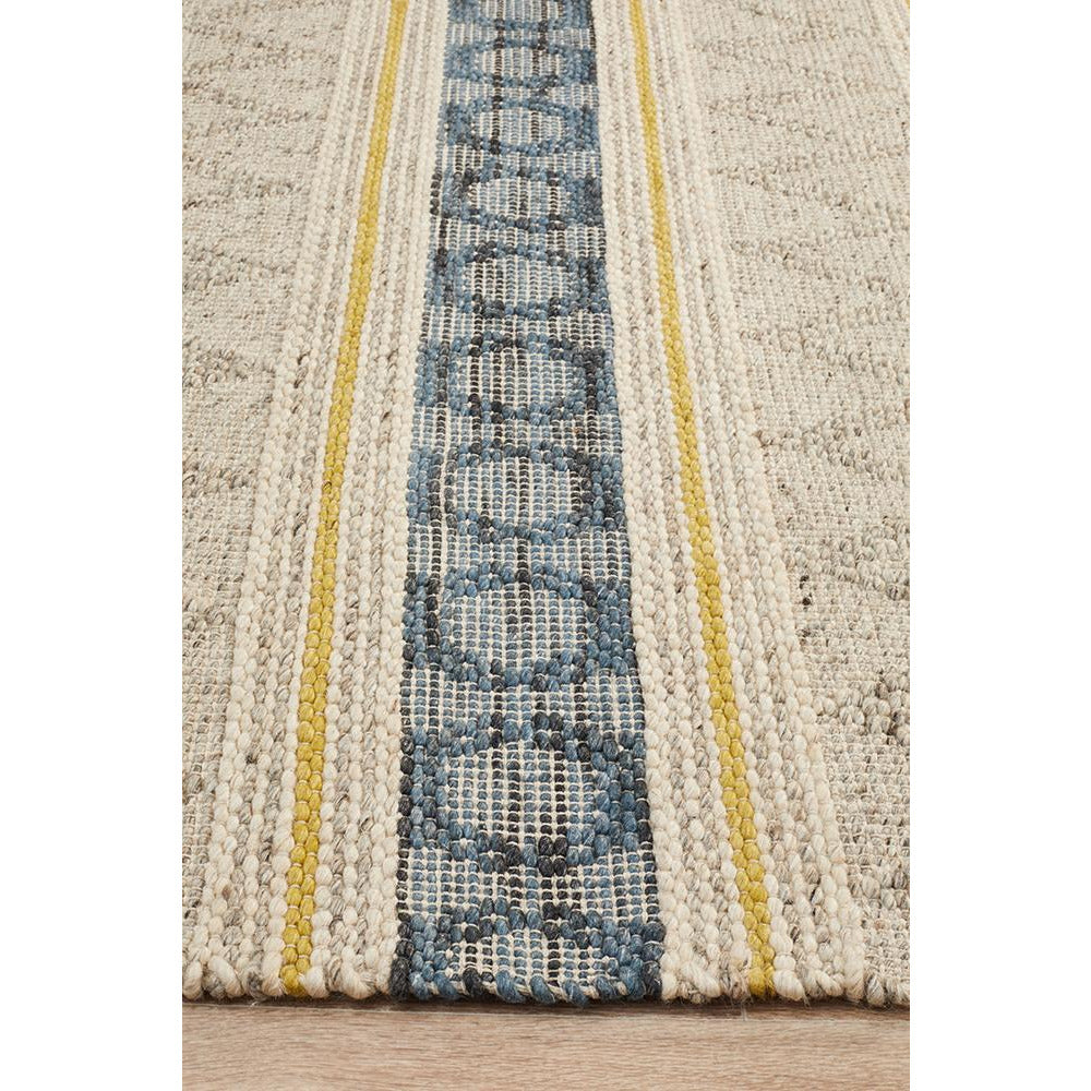 Quivira 480 Multi Coloured Abstract Patterned Modern Rug - Rugs Of Beauty - 5