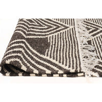 Quivira 484 Charcoal Grey Beige Diamond Patterned Modern Rug - Rugs Of Beauty - 7