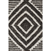 Quivira 484 Charcoal Grey Beige Diamond Patterned Modern Rug - Rugs Of Beauty - 6