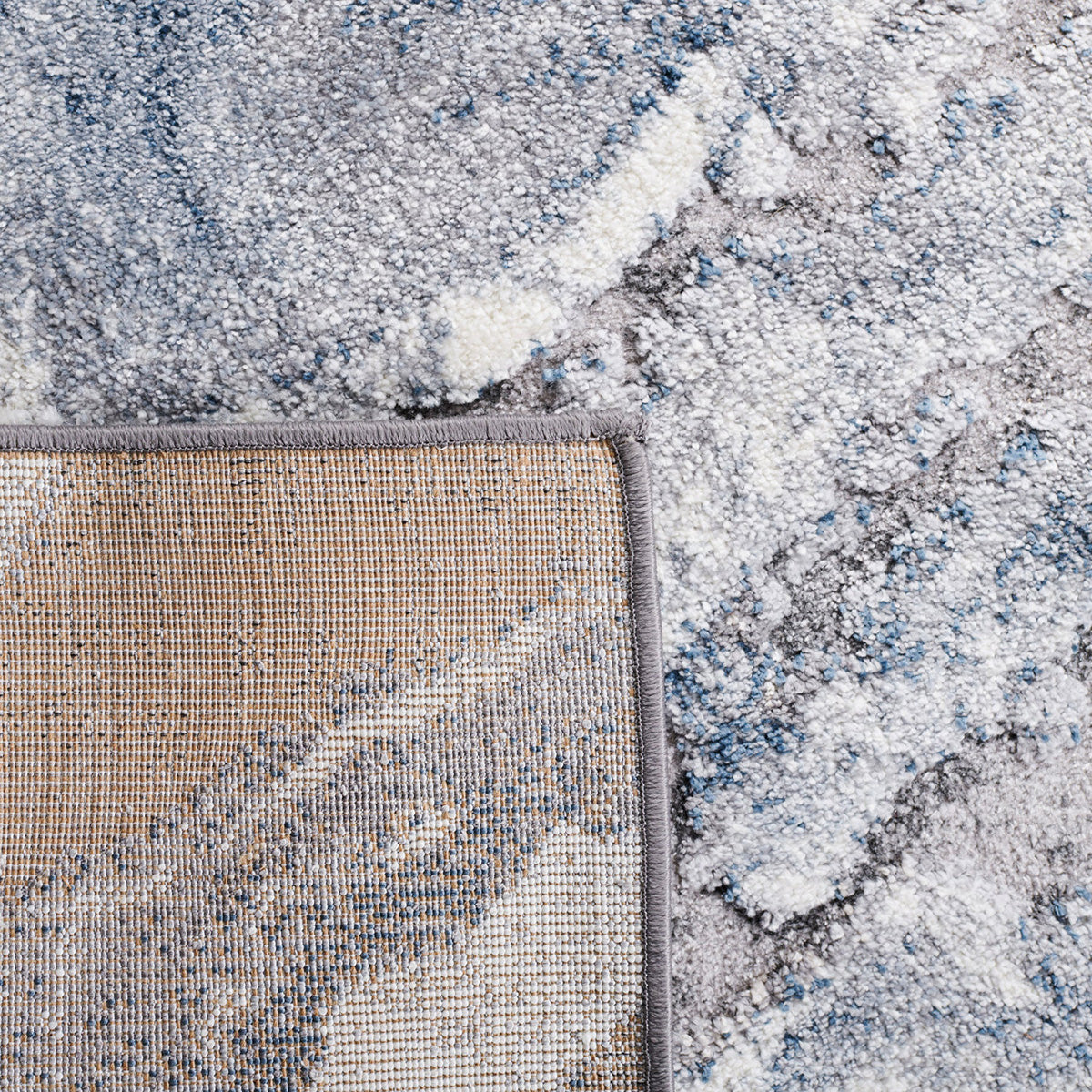 Pacific 1926 Blue Multi Coloured Abstract Patterned Modern Rug - Rugs Of Beauty - 7