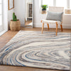 Pacific 1929 Multi Coloured Abstract Patterned Modern Rug - Rugs Of Beauty - 2