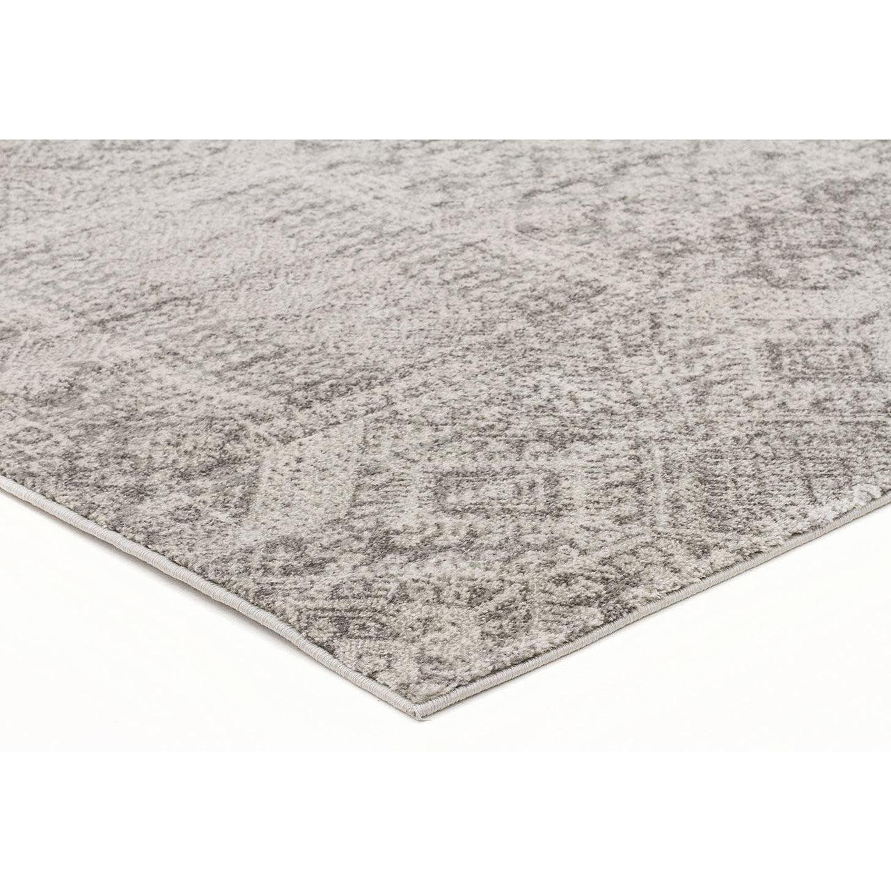 Manisa 751 Silver Grey Patterned Transitional Designer Runner Rug - Rugs Of Beauty - 3