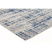 Manisa 752 Navy Blue Abstract Patterned Modern Designer Runner Rug - Rugs Of Beauty - 3
