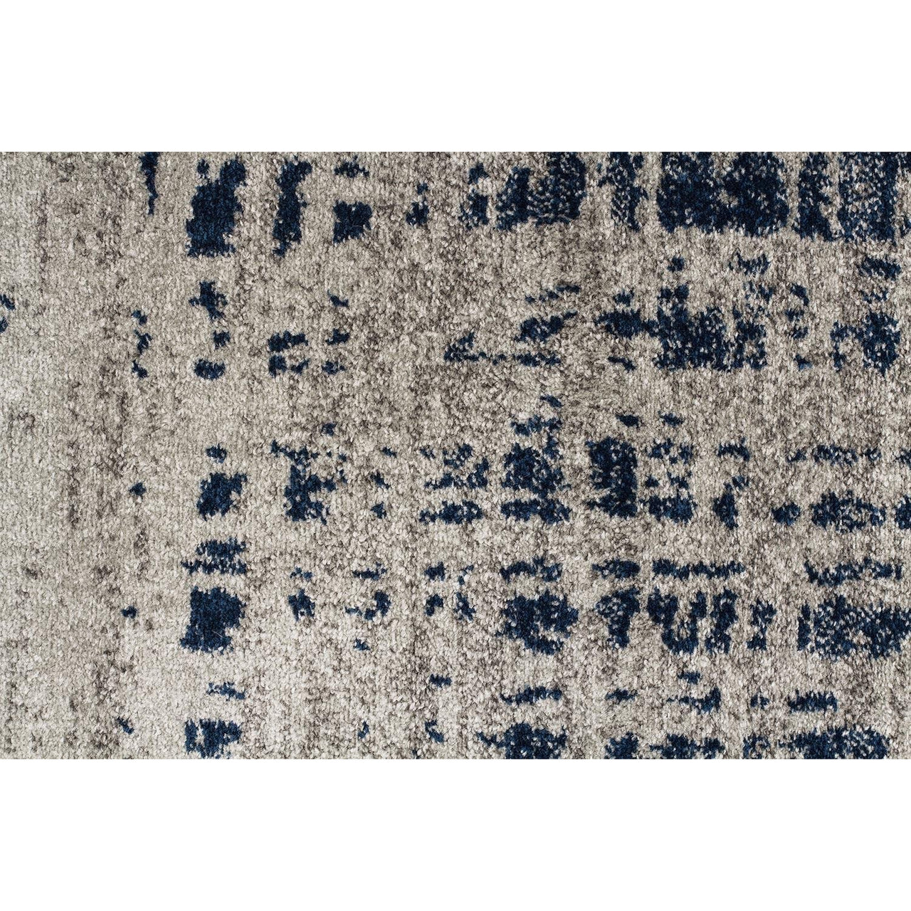 Manisa 752 Navy Blue Abstract Patterned Modern Designer Runner Rug - Rugs Of Beauty - 5