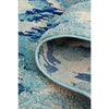 Manisa 753 Navy Blue Watercolour Abstract Patterned Modern Designer Runner Rug - Rugs Of Beauty - 9