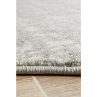 Manisa 754 Silver Grey Abstract Patterned Modern Designer Round Rug - Rugs Of Beauty - 8