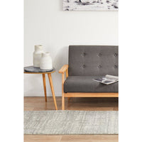 Manisa 754 Silver Grey Abstract Patterned Modern Designer Runner Rug - Rugs Of Beauty - 3