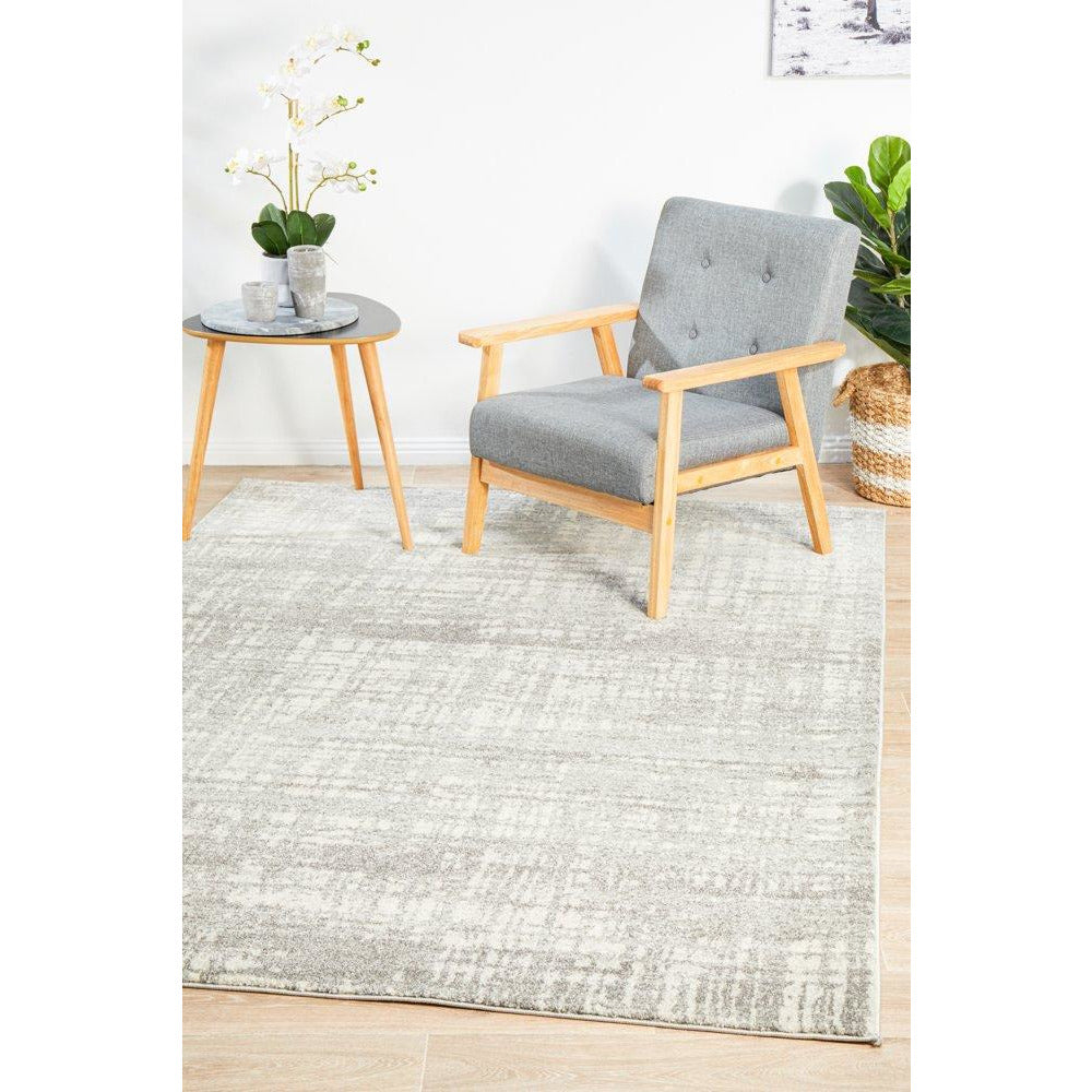 Manisa 754 Silver Grey Abstract Patterned Modern Designer Rug - Rugs Of Beauty - 2