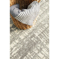 Manisa 754 Silver Grey Abstract Patterned Modern Designer Rug - Rugs Of Beauty - 6