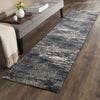Manisa 755 Blue Abstract Patterned Modern Designer Runner Rug - Rugs Of Beauty - 2