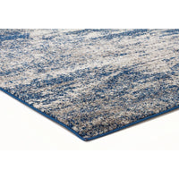 Manisa 755 Blue Abstract Patterned Modern Designer Runner Rug - Rugs Of Beauty - 3