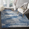 Manisa 755 Blue Abstract Patterned Modern Designer Rug - Rugs Of Beauty - 2