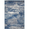 Manisa 755 Blue Abstract Patterned Modern Designer Rug - Rugs Of Beauty - 1