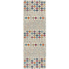 Manisa 756 Multi Coloured Patterned Transitional Designer Runner Rug - Rugs Of Beauty - 1