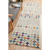 Manisa 756 Multi Coloured Patterned Transitional Designer Runner Rug - Rugs Of Beauty - 2