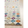 Manisa 756 Multi Coloured Patterned Transitional Designer Runner Rug