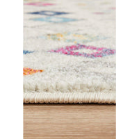 Manisa 756 Multi Coloured Patterned Transitional Designer Runner Rug