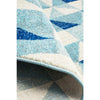 Manisa 757 Blue White Crystal Patterned Modern Designer Round Rug - Rugs Of Beauty - 9