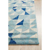 Manisa 757 Blue White Crystal Patterned Modern Designer Runner Rug - Rugs Of Beauty - 7