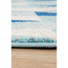 Manisa 757 Blue White Crystal Patterned Modern Designer Runner Rug - Rugs Of Beauty - 8