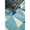 Manisa 757 Blue White Crystal Patterned Modern Designer Rug - Rugs Of Beauty - 5