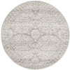 Manisa 758 Silver Grey Patterned Transitional Designer Round Rug - Rugs Of Beauty - 1