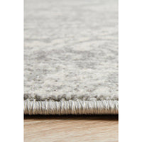 Manisa 758 Silver Grey Patterned Transitional Designer Round Rug - Rugs Of Beauty - 8