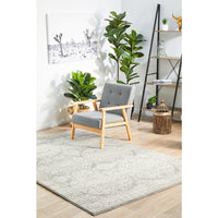 Manisa 758 Silver Grey Patterned Transitional Designer Rug - Rugs Of Beauty - 3