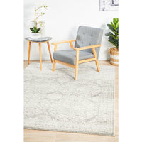 Manisa 758 Silver Grey Patterned Transitional Designer Rug - Rugs Of Beauty - 4
