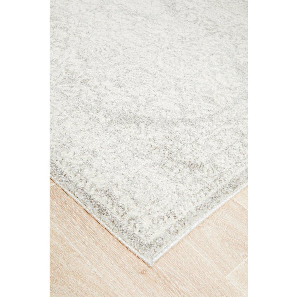 Manisa 758 Silver Grey Patterned Transitional Designer Rug - Rugs Of Beauty - 6