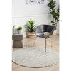 Manisa 759 Grey Patterned Beige Transitional Designer Round Rug - Rugs Of Beauty - 3